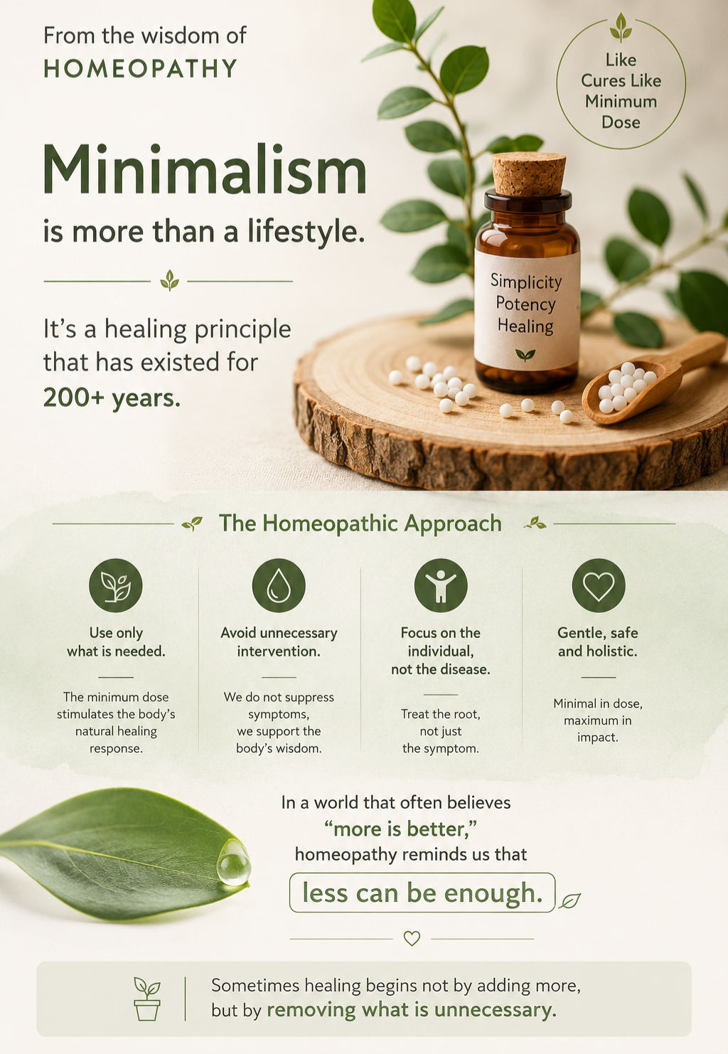 As a physician, I see minimalism differently.