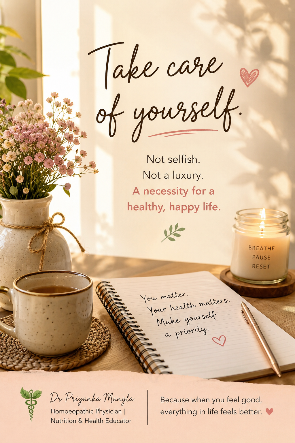 “Take care of yourself.”